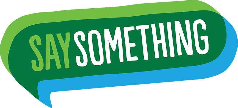 Say Something Program Logo