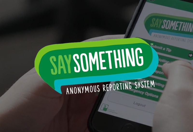 Say Something Tips - Sandy Hook Promise