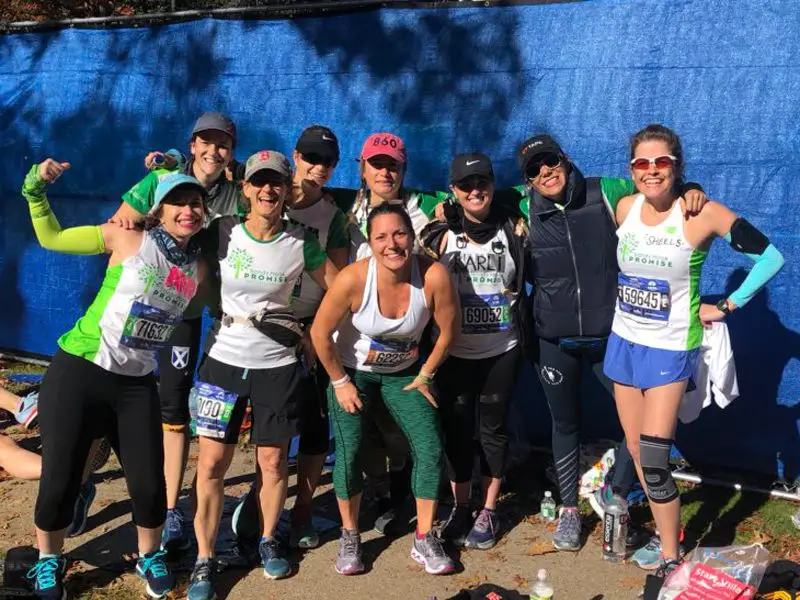 Team Sandy Hook Promise at the NYC Marathon.