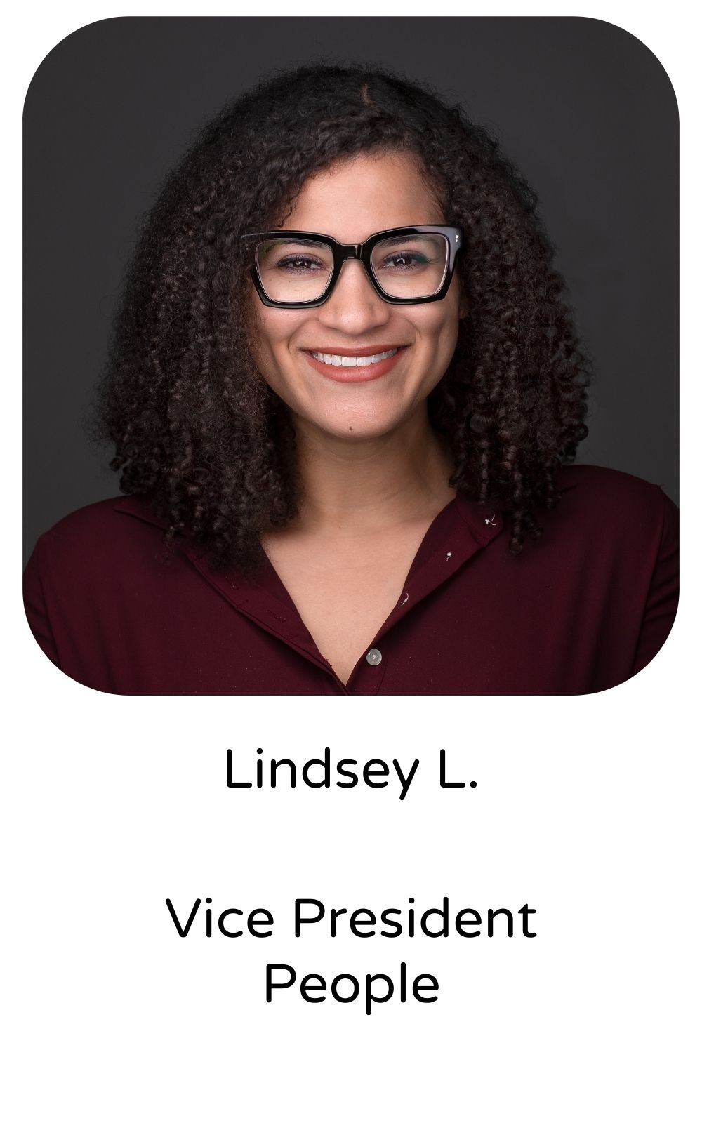 Lindsey L, Vice President, People