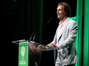Matthew McConaughey at the Sandy Hook Promise gala