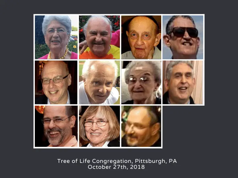 Tree of Life Congregation, Pittsburgh, PA shooting vicitims