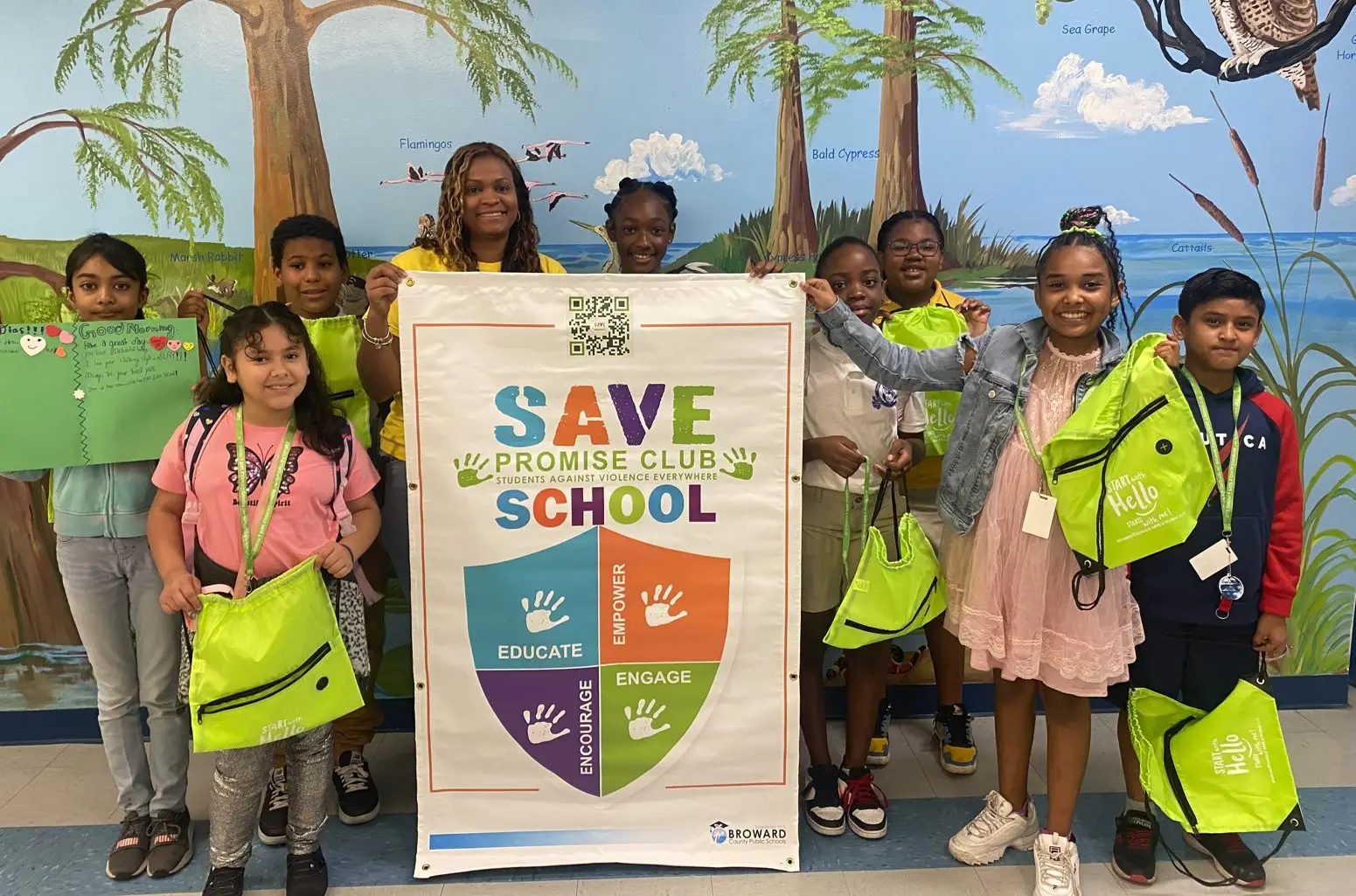 Group picture of SAVE Promise club students