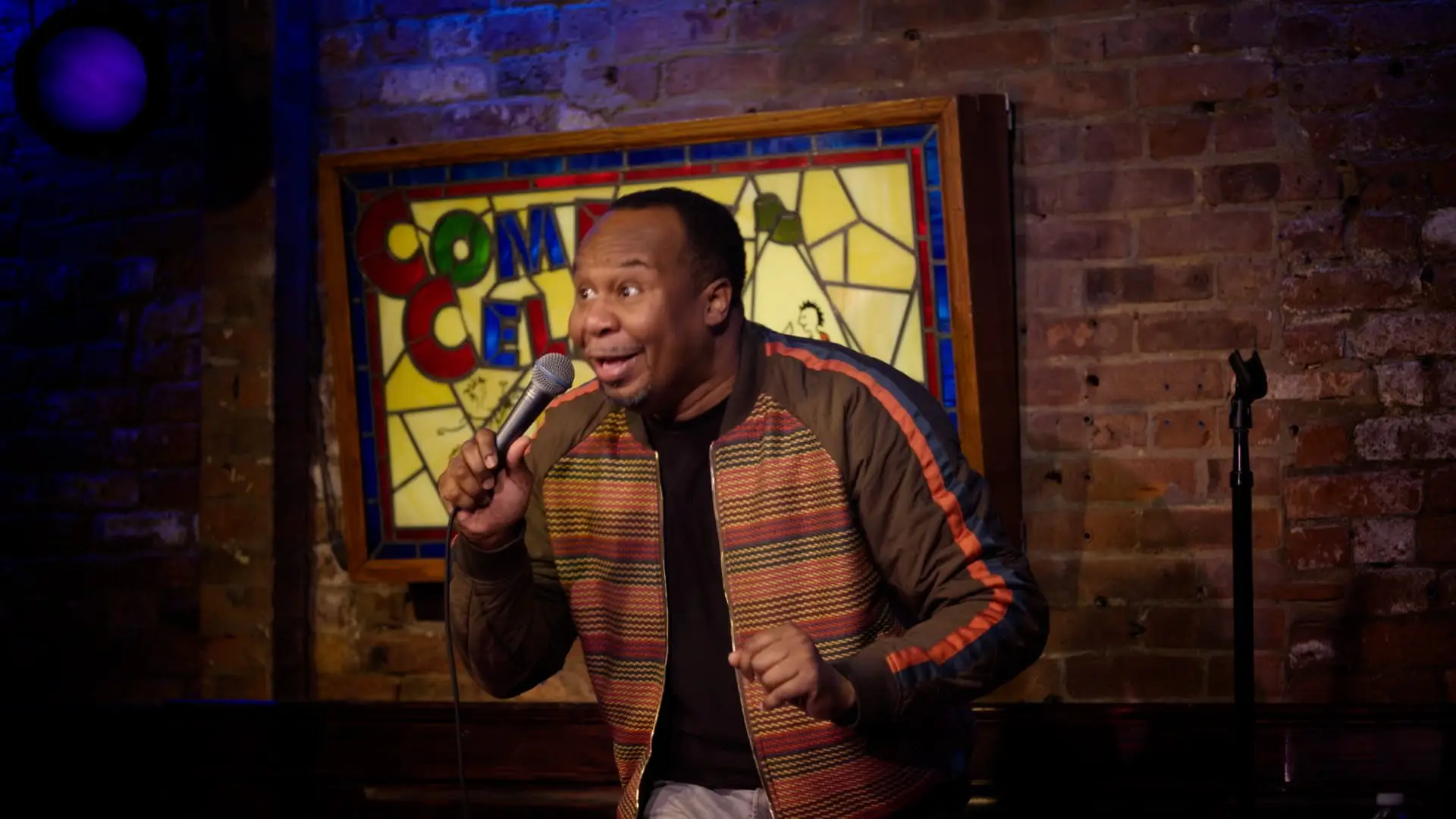 Comedian Roy Wood Jr. on stage
