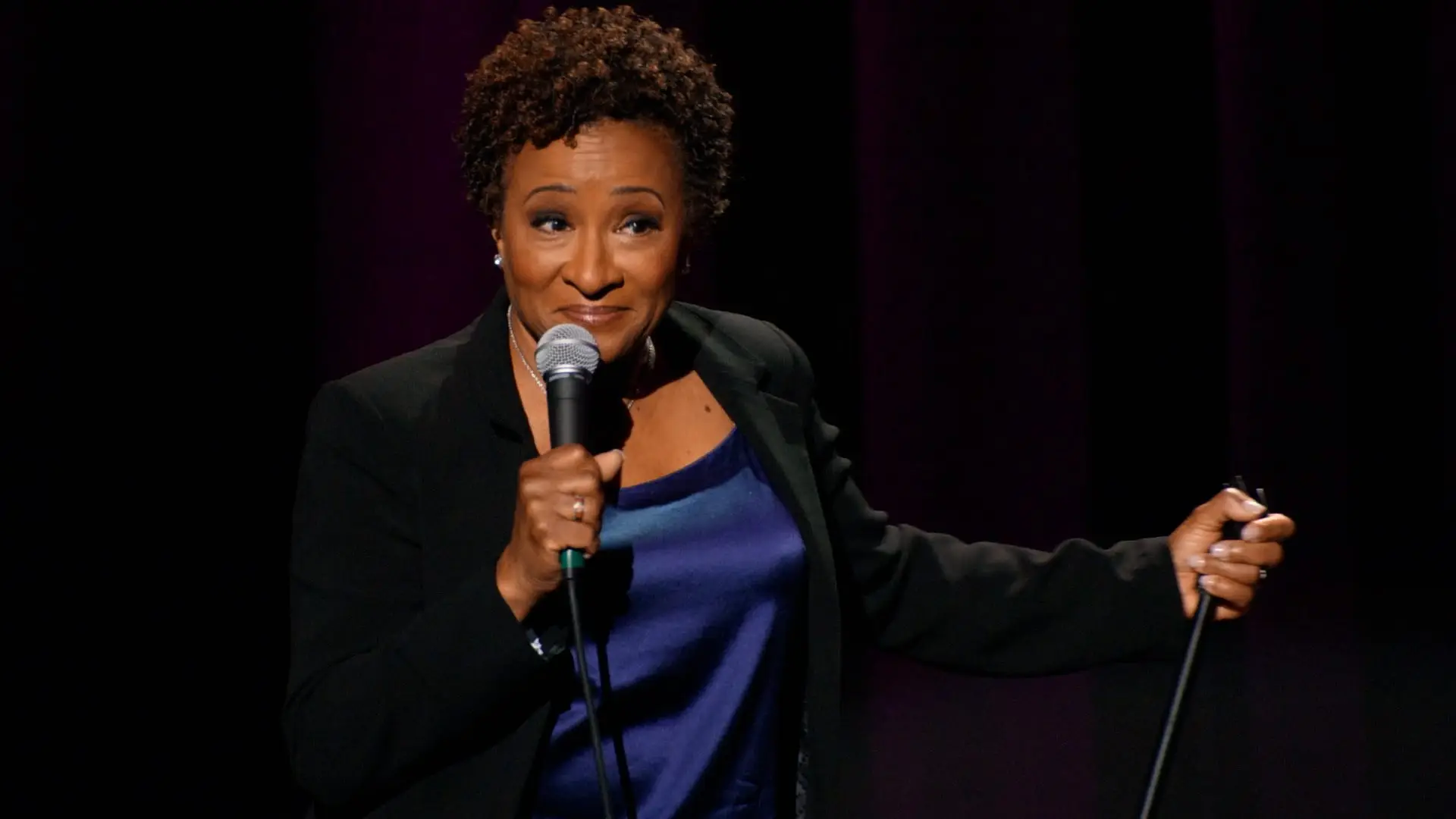 Comedian Wanda Sykes on stage