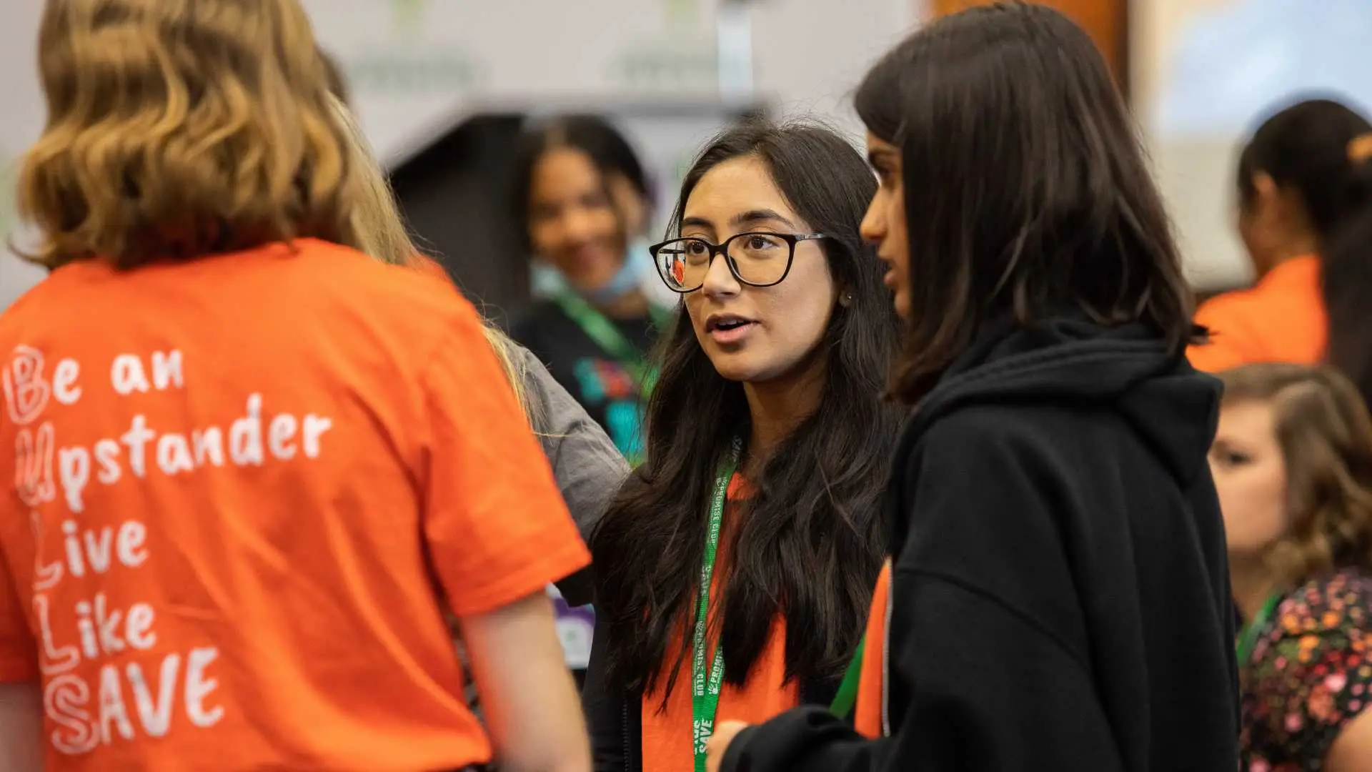 Students speaking together