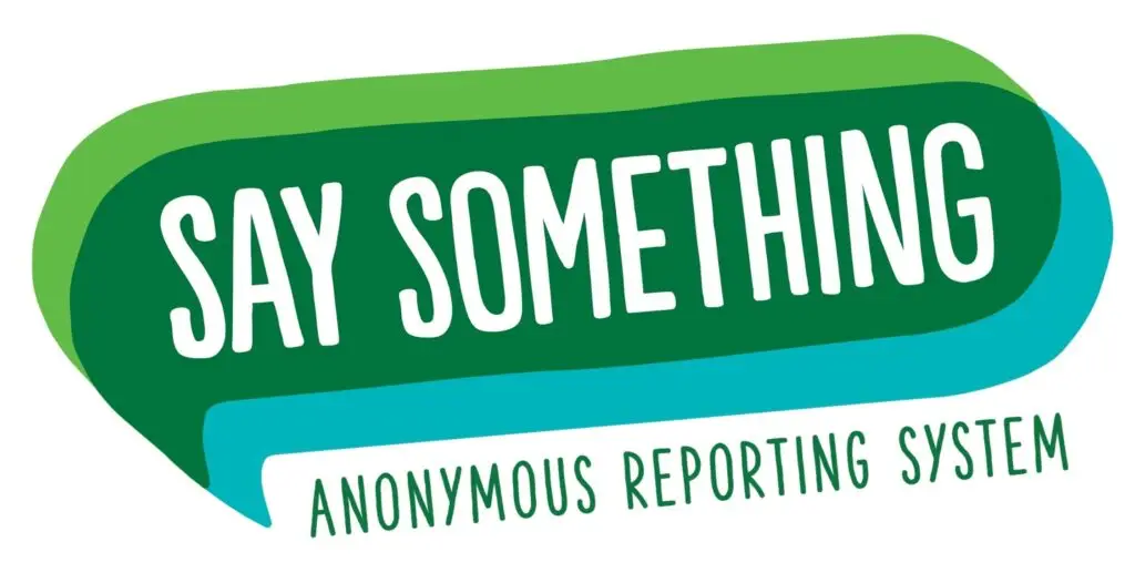 Say Something Anonymous Reporting System logo