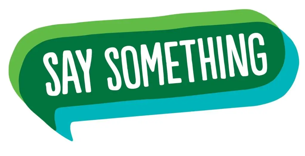 Say Something logo