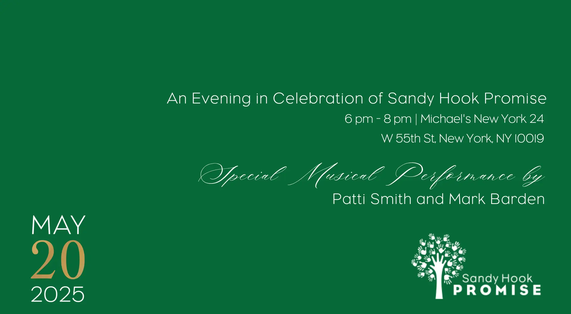 Sandy Hook Promise East Coast Benefit May 20 2025 NYC