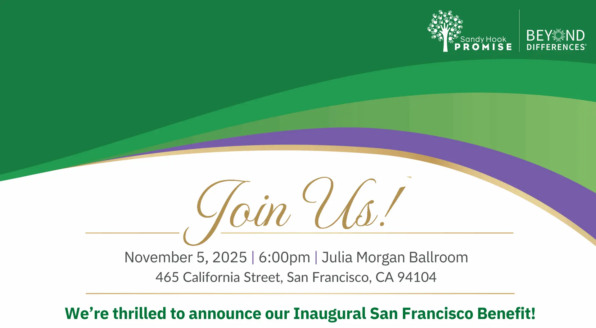 2025 Benefit Promise Champions, West Coast. Nov 5, 2025 - Join Us