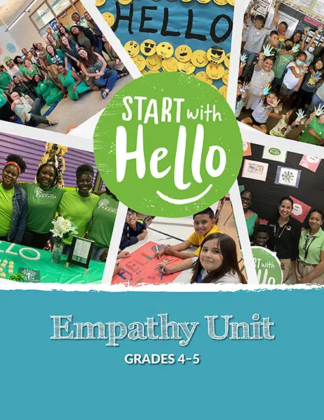 Start With Hello Empathy Unit Grades 4-5